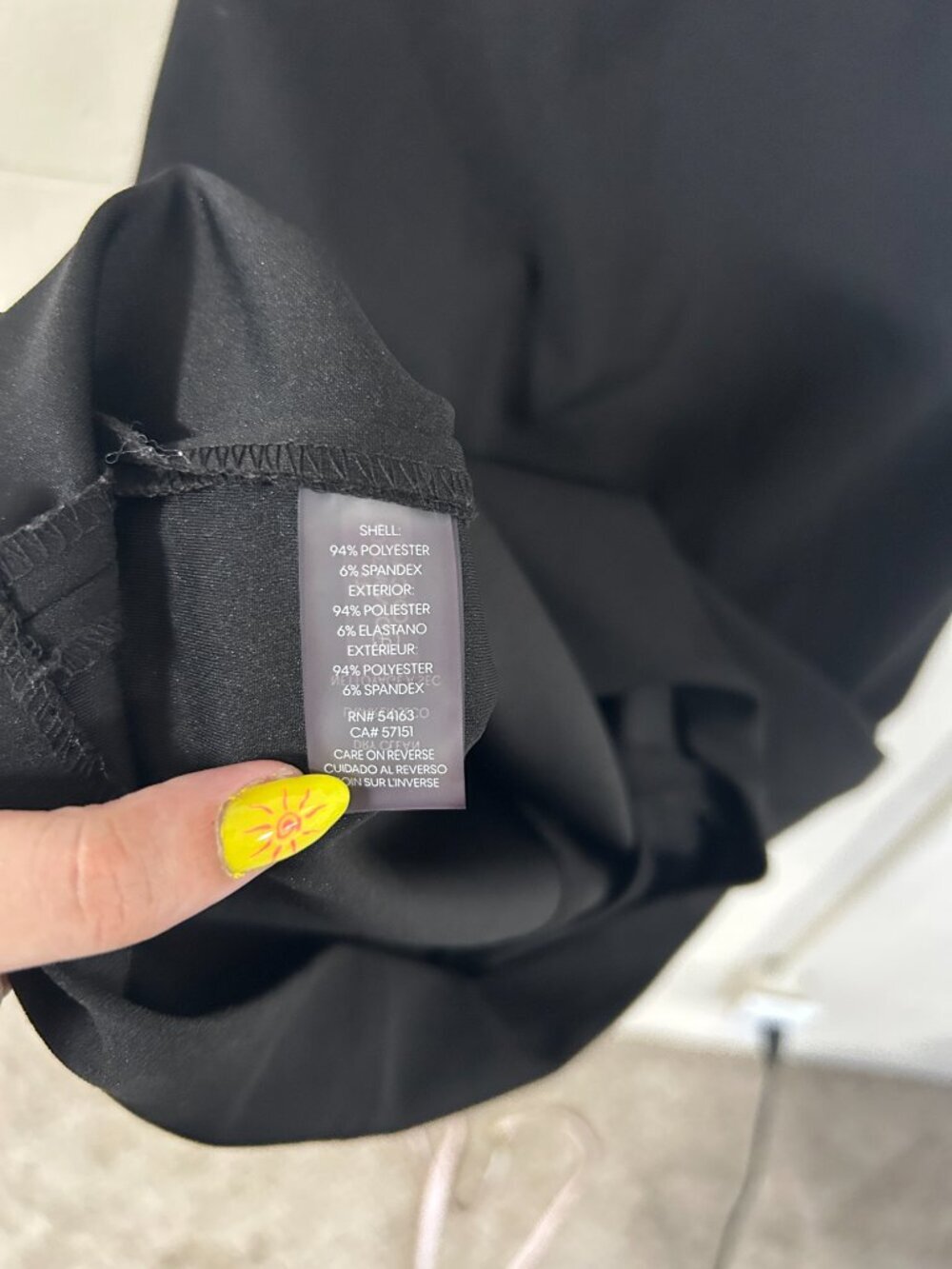 Calvin Klein Dress Womens Size 2 Flutter Sleeve Classic Black Sheath Cocktail - Picture 7 of 8